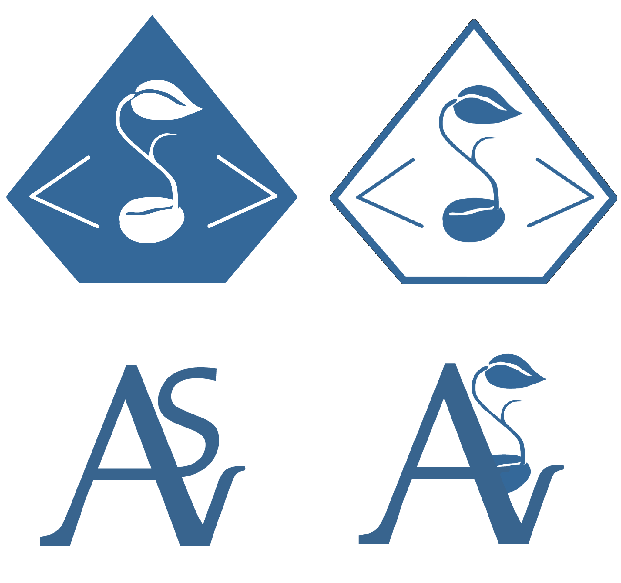 Logo alternatives for ASV Creations